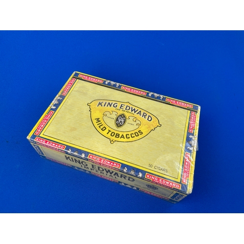 33 - 50 King Edward Imperial Cigars Boxed With Cellophane Wrapping.