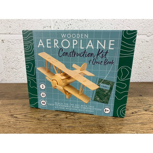 126 - As New Wooden Aeroplane Construction Kit