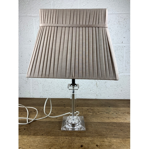 498 - Acrylic Based Table Lamp