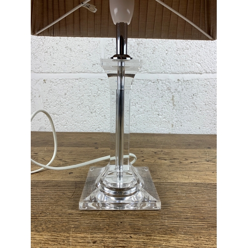 498 - Acrylic Based Table Lamp