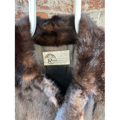 46 - Vintage Ranch Fur Coat By Ross Furriers.