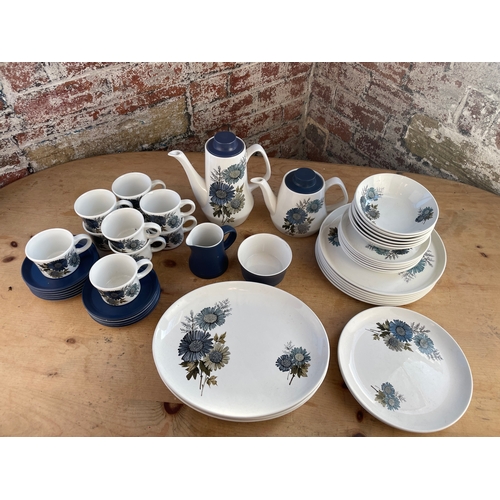 378 - Mid Century Royal Tudor Ironstone Dinner, Tea & Coffee Service