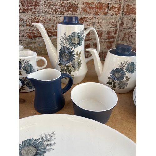 378 - Mid Century Royal Tudor Ironstone Dinner, Tea & Coffee Service