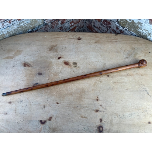 160 - Beautiful Hand Carved Walking Stick