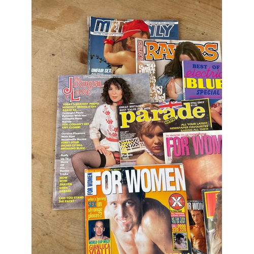 163 - 10 Vintage Adult Magazines