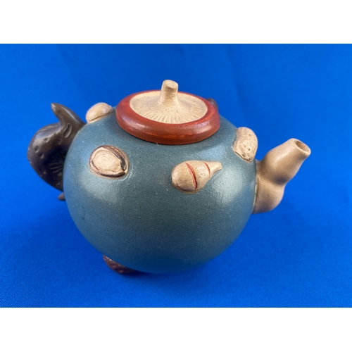 170 - Chinese Yixing Clay Teapot Marked to Base