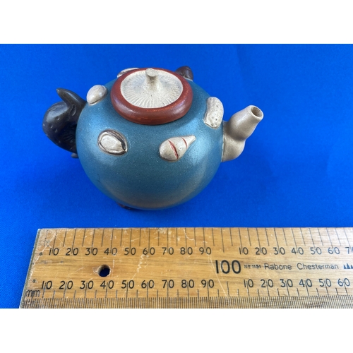 170 - Chinese Yixing Clay Teapot Marked to Base