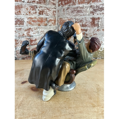 177 - Laurel & Hardy Barbershop Figurine