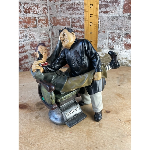 177 - Laurel & Hardy Barbershop Figurine