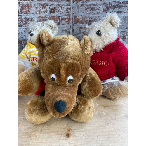 73 - Collectable Teddy Bears Inc. Harrods & Giorgio Beverly Hills