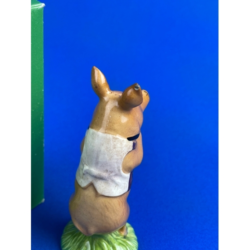 383 - Beswick James The Triangle Player. Pig Band. Boxed With COA. ear a/f