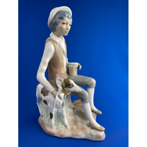 388 - Nao By Lladro, Cascades Porcelain Figurine (a/f) & One Other.