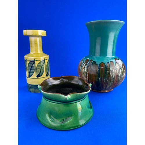 389 - Trio Of Studio Pottery