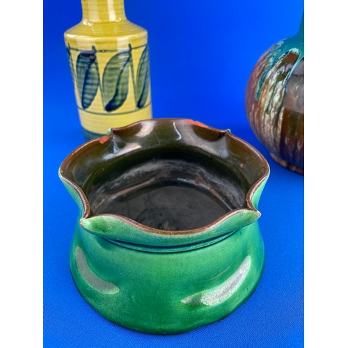 389 - Trio Of Studio Pottery