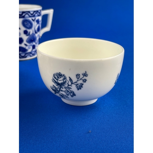 391 - Group Of Small Blue & White Pottery. Inc Early 20th Century Royal Worcester & Royal Crown Derby.