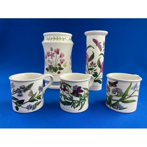 393 - 5 Items Of Portmeirion Pottery.