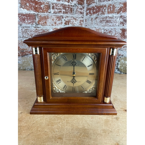 29 - Vintage London Clock Company Quartz, Westminster Chiming Mantle Clock.