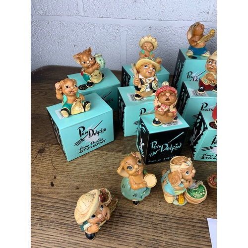 133 - 24 Pendelfin Figures - 17 of which are boxed - see further pictures for names