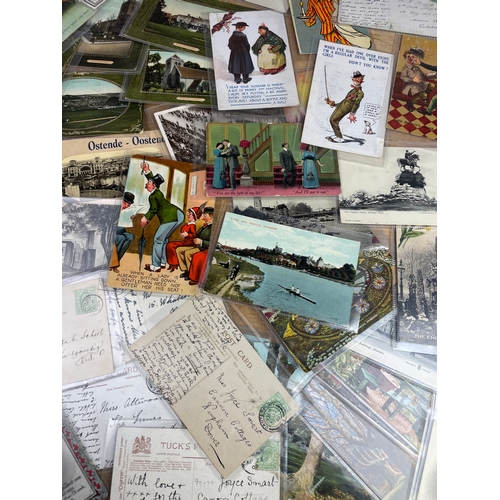 221 - Antique & Vintage Postcards. Many Posted.