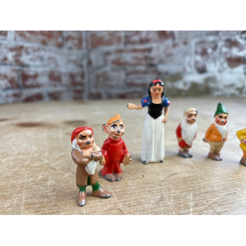 227 - Vintage Lead Snow White & Dwarves Figures