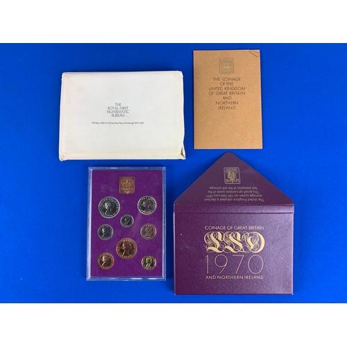 22 - 1970 Royal Mint Proof Coin Set, Coinage of Great Britain and Northern Ireland - lot 2 of 4