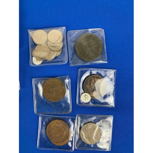 25 - Collection of Collectable Currency and Commemorative Coins inc. 1797 Cartwheel, 50 Pence, 50 Aus Cen... 