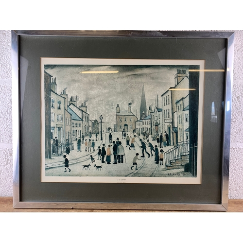 441 - L. S. Lowry Framed Print - A Lancashire Village