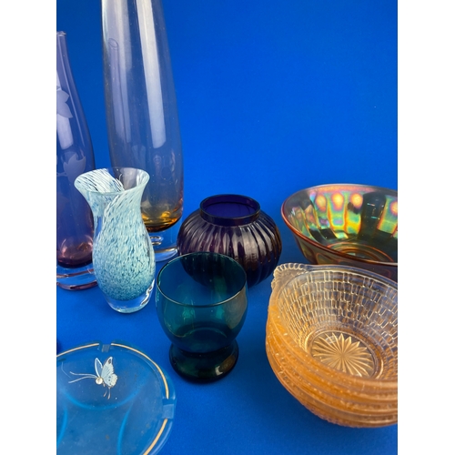 351 - Collection Of Vintage Glass Items