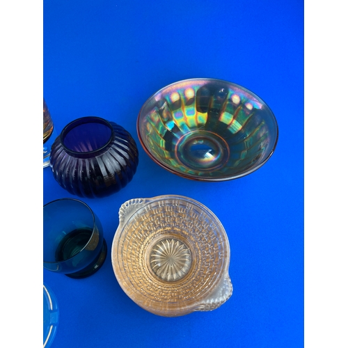 351 - Collection Of Vintage Glass Items