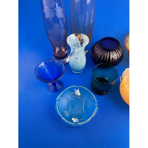 351 - Collection Of Vintage Glass Items