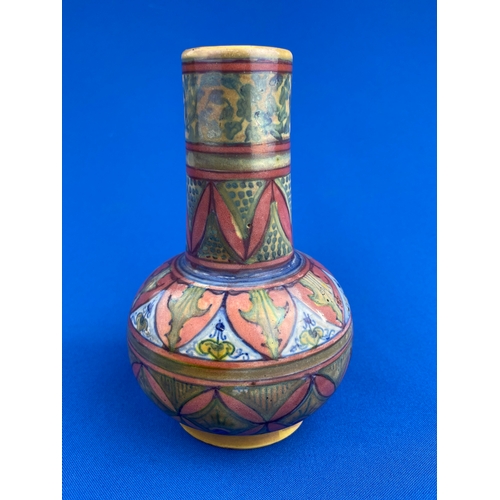 419 - Late 19th / early 20th Century Lustre Vase Marked DR Possibly Italian. Stylistically Similar To Dell... 