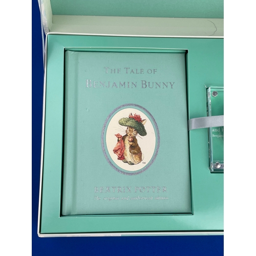 13 - Limited Edition Beatrix Potter Benjamin Bunny Silver Proof 50p Fifty Pence Presentation Box With Boo...