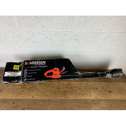 480 - Sovereign 550W 240v Hedge Trimmer