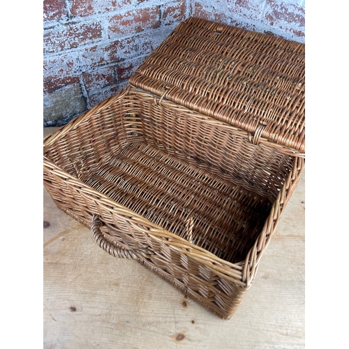 290 - Large Wicker Hamper