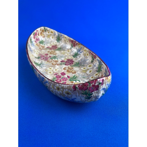 426 - 1930's Royal Winton Marguerite Patten Chintz Dish