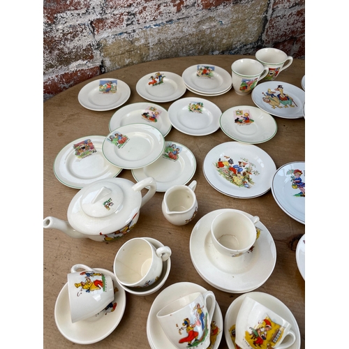 424 - Large Amount Of Novelty, Nursery Rhyme & Cartoon Children's Tea Sets & Tea Pots