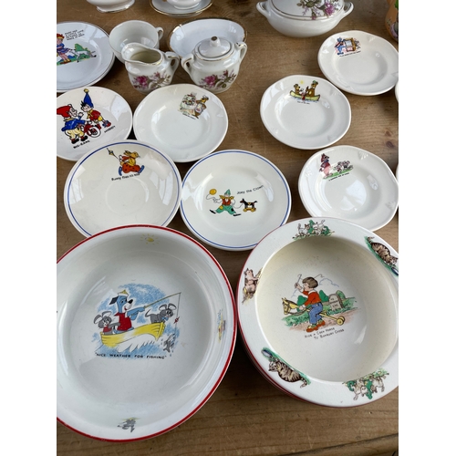 424 - Large Amount Of Novelty, Nursery Rhyme & Cartoon Children's Tea Sets & Tea Pots