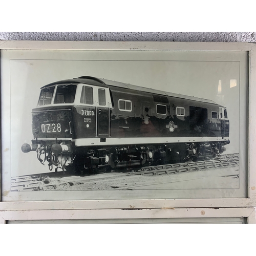 443 - Two Large Vintage Diesel Locomotive Prints