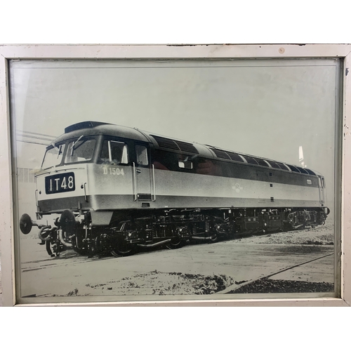 443 - Two Large Vintage Diesel Locomotive Prints