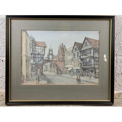 446 - Eastgate Chester Signed Print