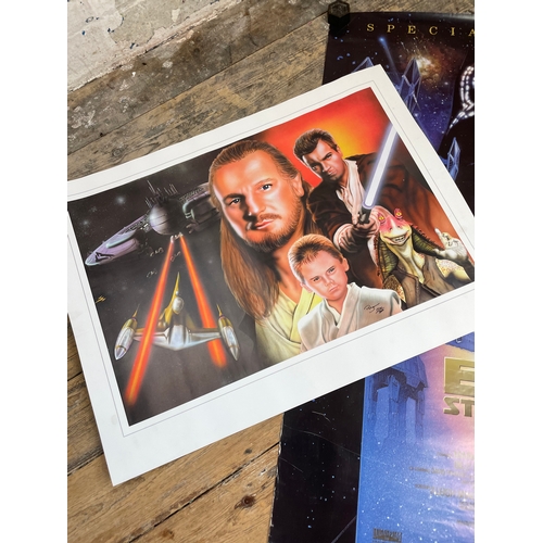 312 - Vintage Star Wars Poster & 2x Limited Edition Signed Prints