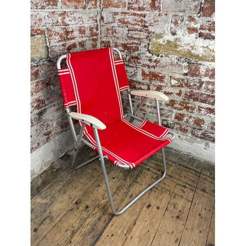 510 - Vintage Aluminium Folding Deck Chair