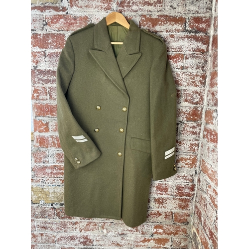 51 - 1980's Demolux Military Green Wool Coat