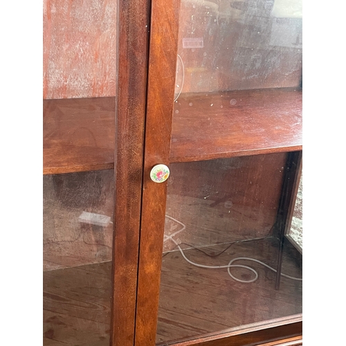 503 - Vintage Wooden Display Cabinet