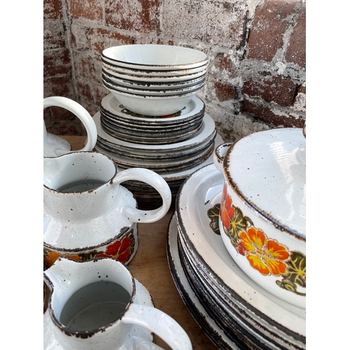 279 - Huge Midwinter Nasturtium Stonehenge Dinner & Tea Service. Great Condition.