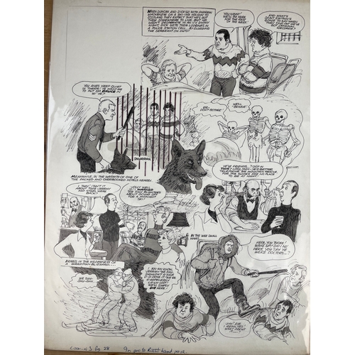 146 - Two Original Artwork, Story Boards From Look-In Comic 1970's