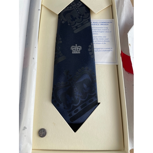 203 - Royal Mail Commission Service Awards. Boxed Ties & Pins For 20 Years Service & 30 Years Service.