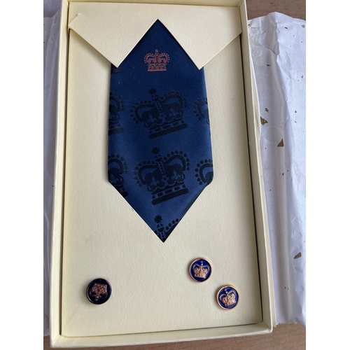 203 - Royal Mail Commission Service Awards. Boxed Ties & Pins For 20 Years Service & 30 Years Service.