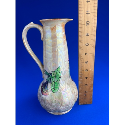 286 - Kensington Ware Hand Painted Art Deco Lustre Jug