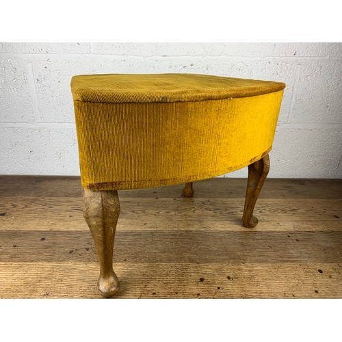 405 - Vintage Upholstered Sewing Box